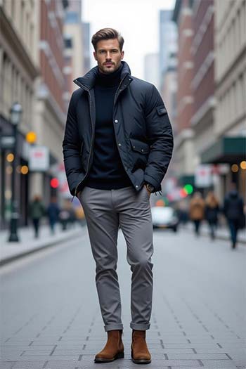 ست پلیور یقه‌اسکی